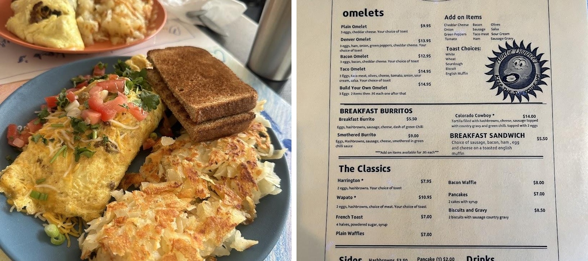 Auntie Dannee's Menu